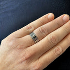 Ali Stainless steel Palestine kufya Ring