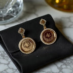 Khan al-Duwayr coin earrings