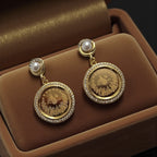 Ein Gedi Pearl Earrings studs