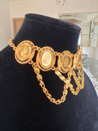Beit Daras ounces choker Pleated Gold 21K Pleated