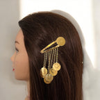Bessan coin hair clip