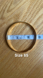 Jammala pleated gold 
Bangle bracelets