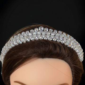 Nasra wedding crown zircon