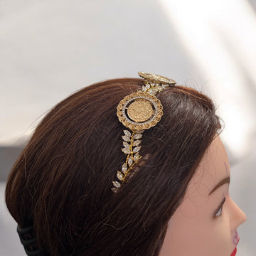 Nahhalin three coins  gold headpiece