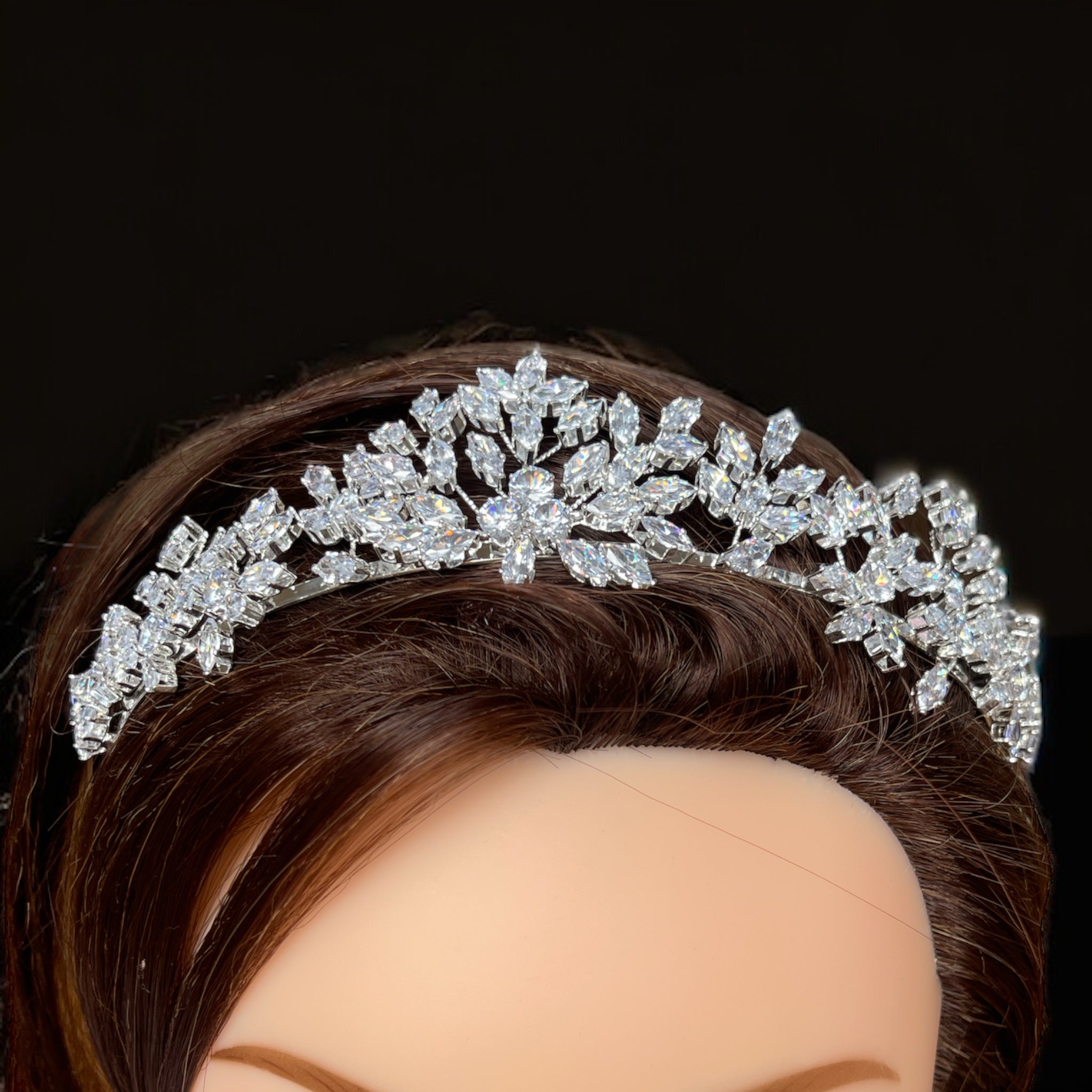 Qabalan Bridal crystal tiara