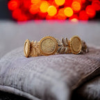 Al-Qastal Big lira Gold headband