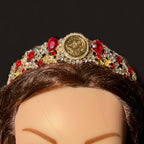 Dayr Tarif Gold and red tiara