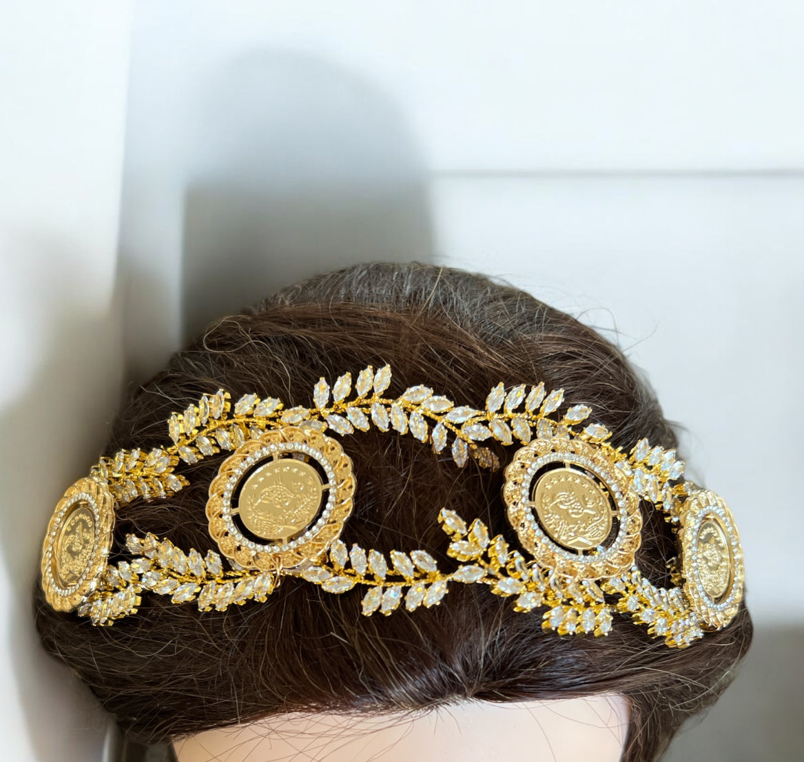 Artas four coins crystal headpiece