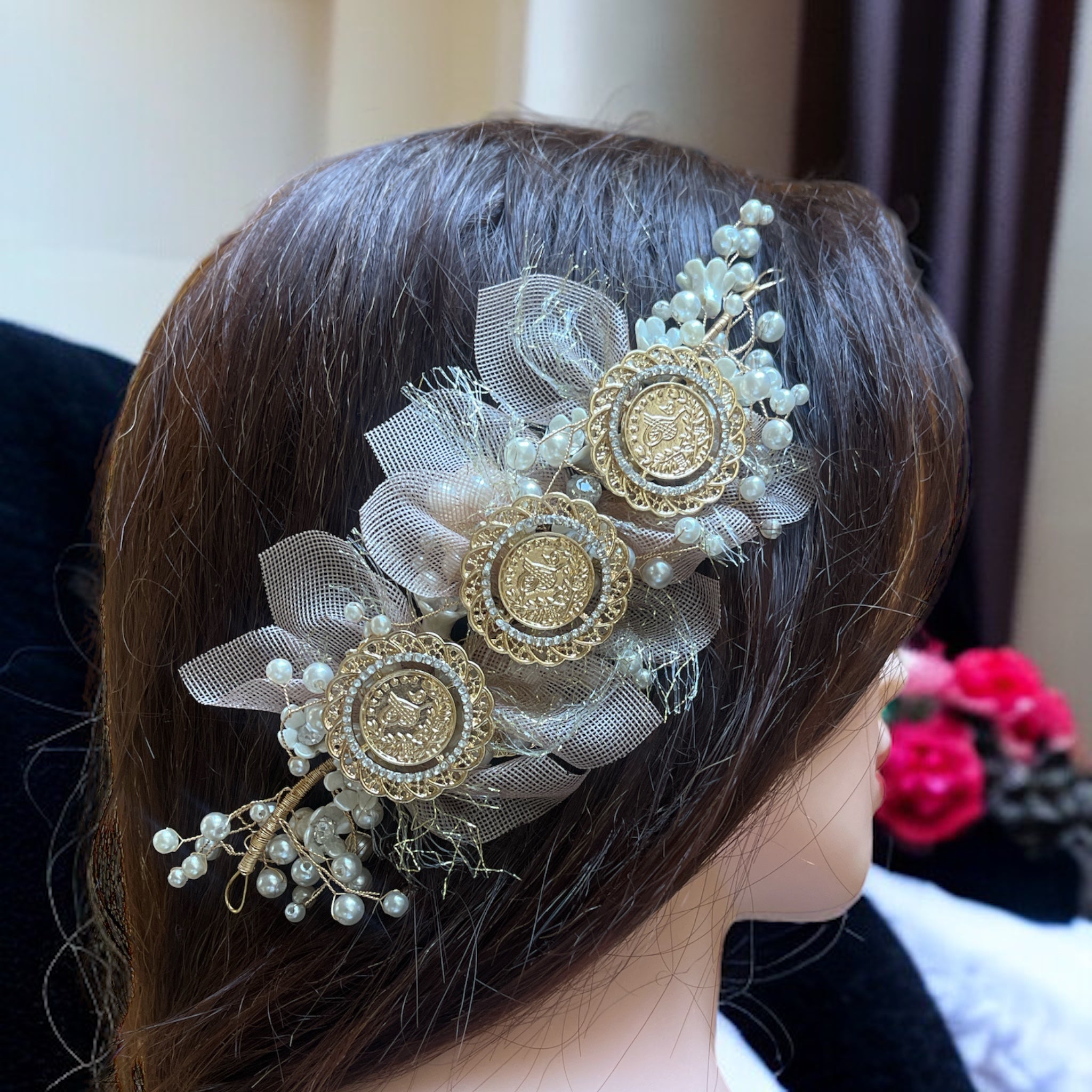 Kafr Qud three coins headpiece