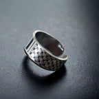 Ali Stainless steel Palestine kufya Ring