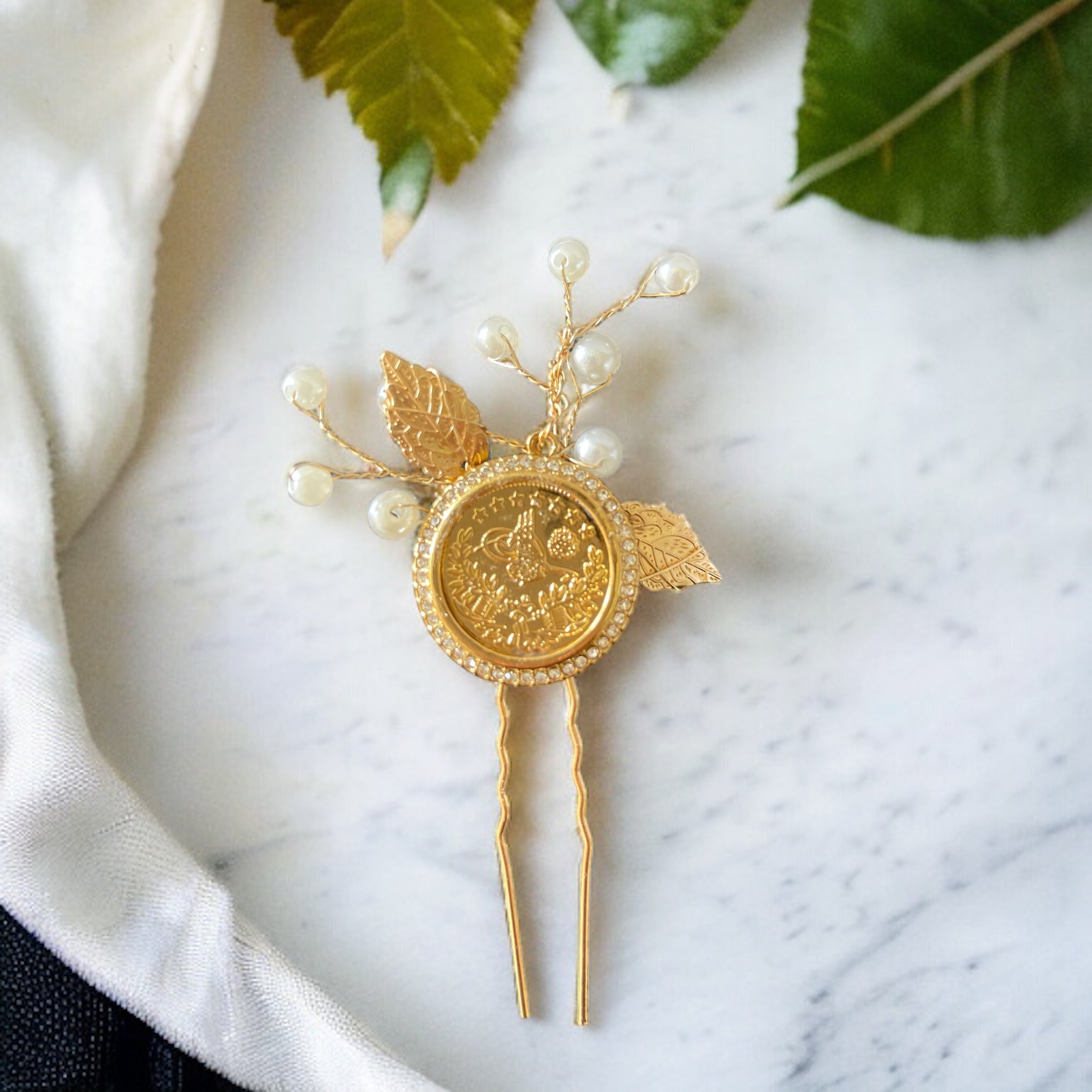 Set of Three coins headpiece