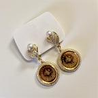 Yafa lira pearls earrings