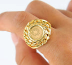 Tubas II 21k Pleated Gold 4Pcs set