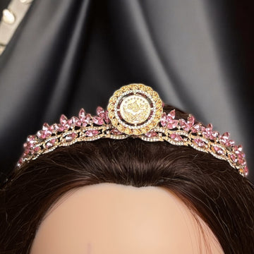Dayr Tarif II Pink and Gold crown