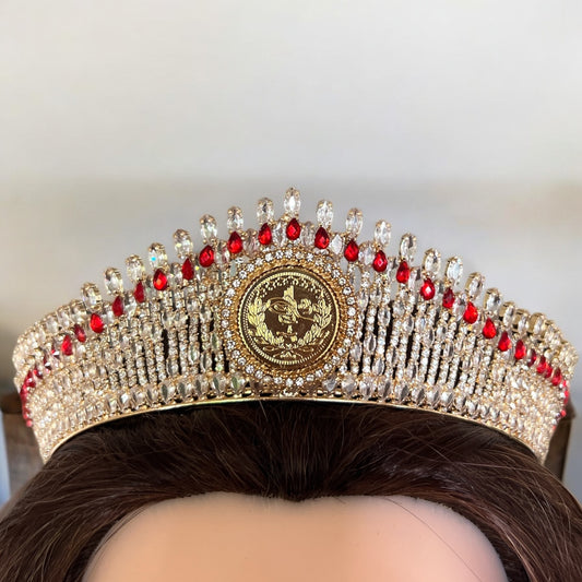 Ramallah Gold and Red crown