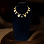 Wihdat 24K Pleated Gold Necklace