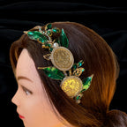 Al-Satariyya Green-Gold headband