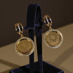 Mi'ar coin studs earrings