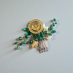 Makr Green Gold one coin comb