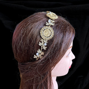 Beitillu II Pearls and lira headband