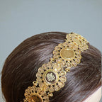 Yibna Gold Coin headband