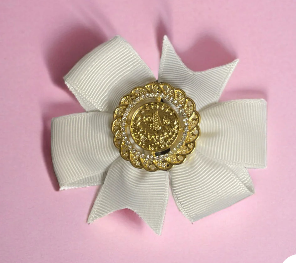 Yara coin hair Bow clip
