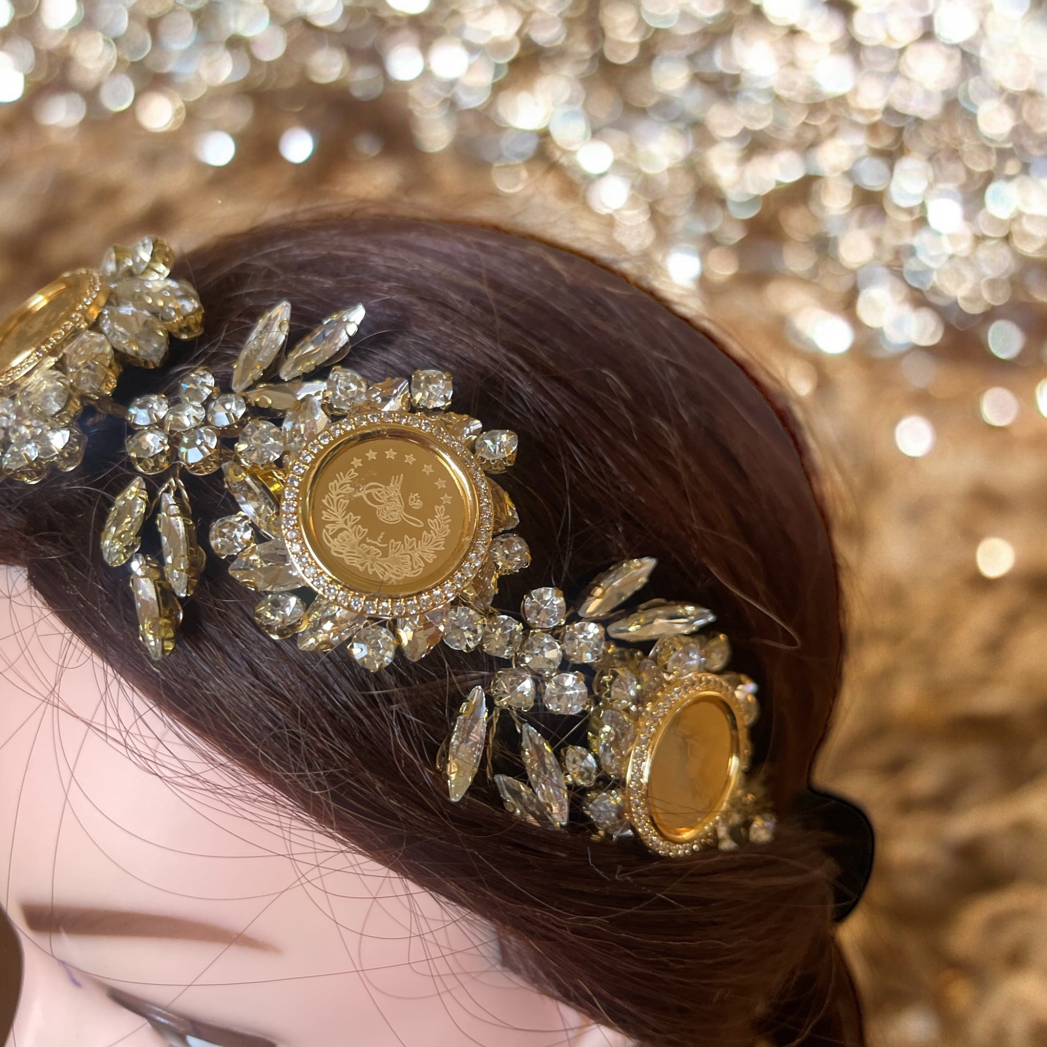 Gaza five coins headpiece