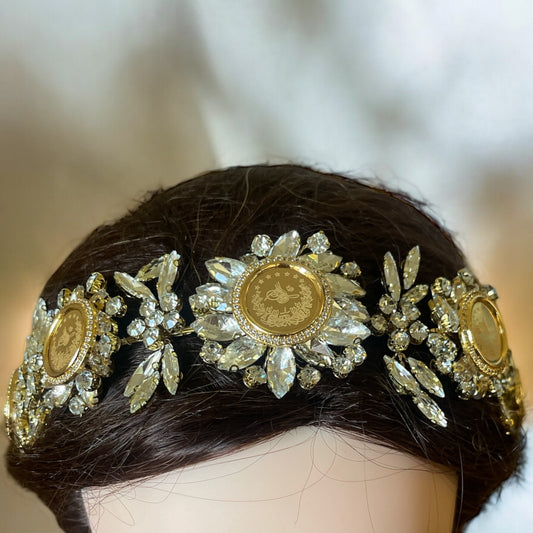 Gaza five coins headpiece