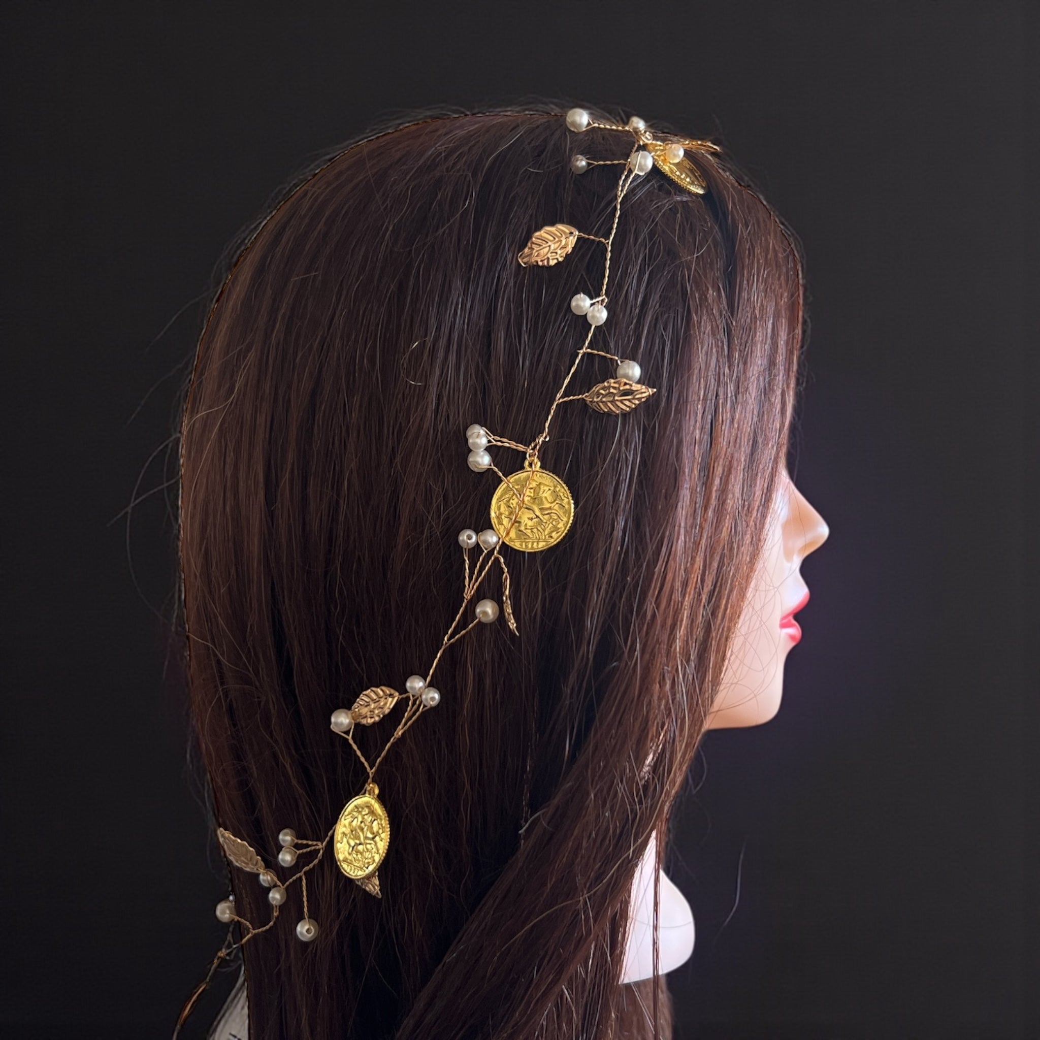 Arab Suqrir II long mini coin hair accessories