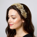 Al-Muzayri'a five coins crystal Gold headpiece