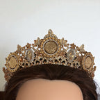Bayt Naqquba Fresh Peach color with Gold crown