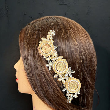 Beit Sahour Gold coin comb hair piece