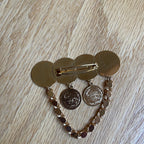 Traditional coins Brooch/Pin
