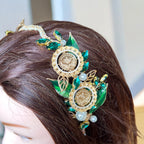 Al-Satariyya Green-Gold headband
