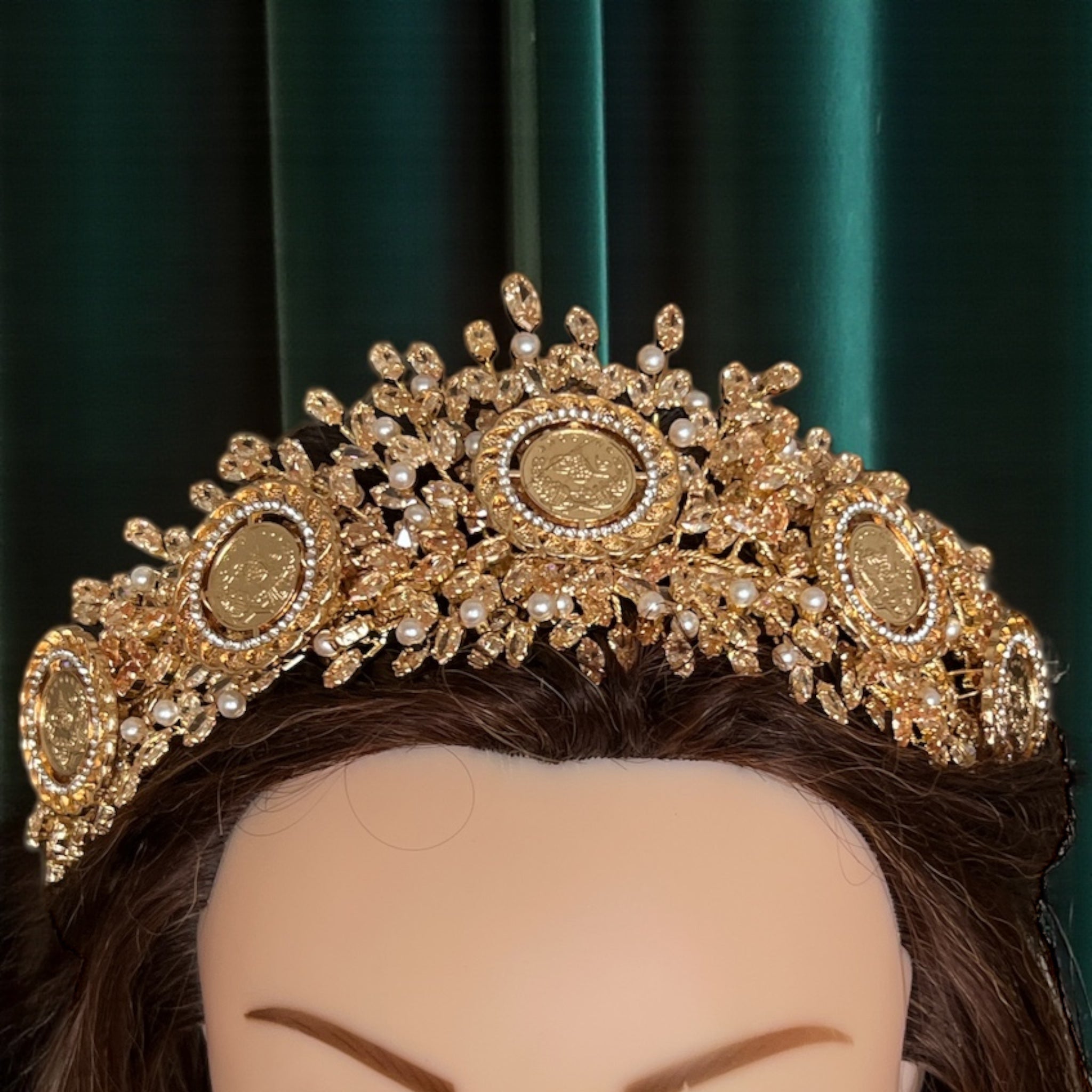 Al-Kabri III five coins gold headpiece