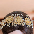 Tubas II three coins headpiece comb