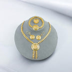 Tubas II 21k Pleated Gold 4Pcs set