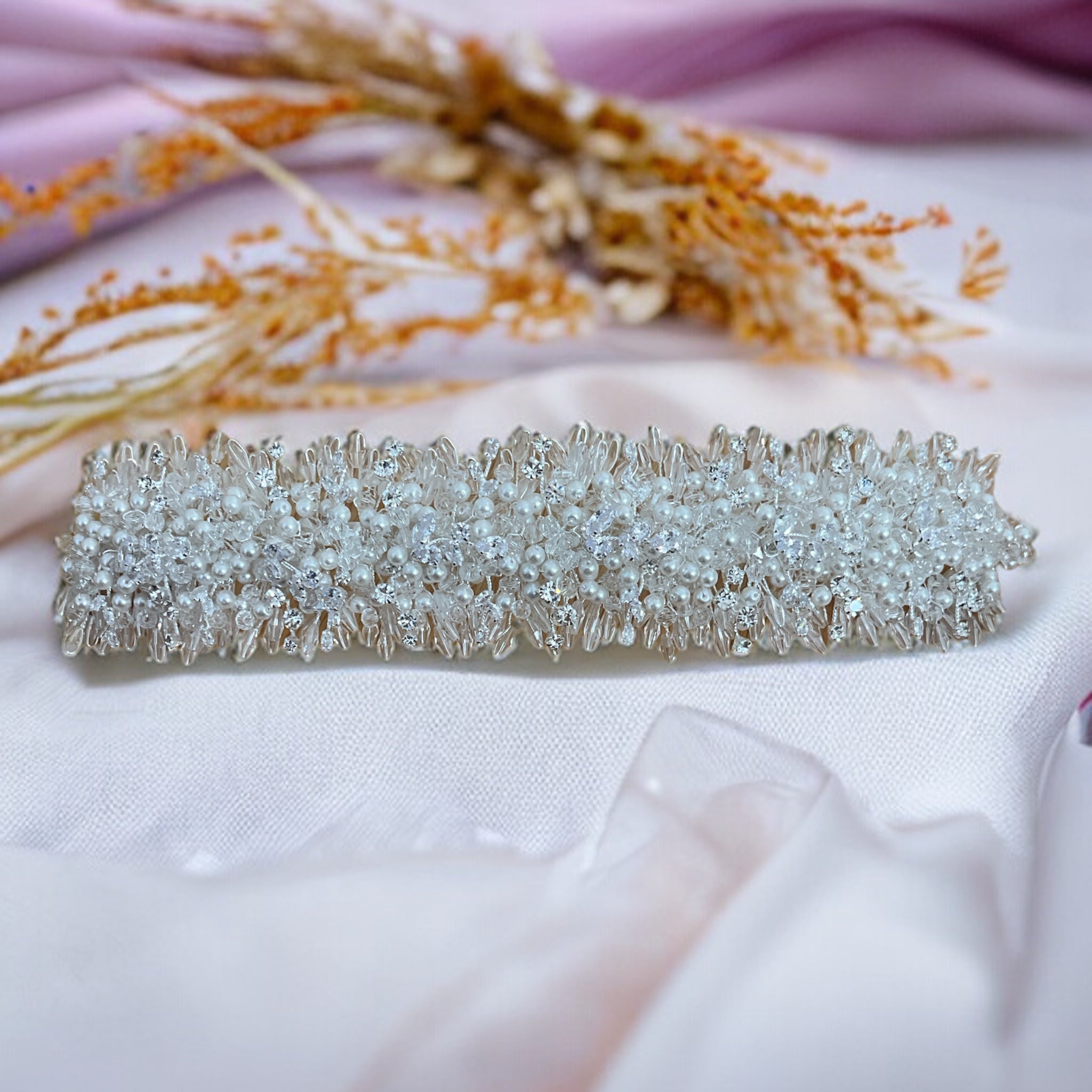 Al Jib Bridal Pearls headpiece