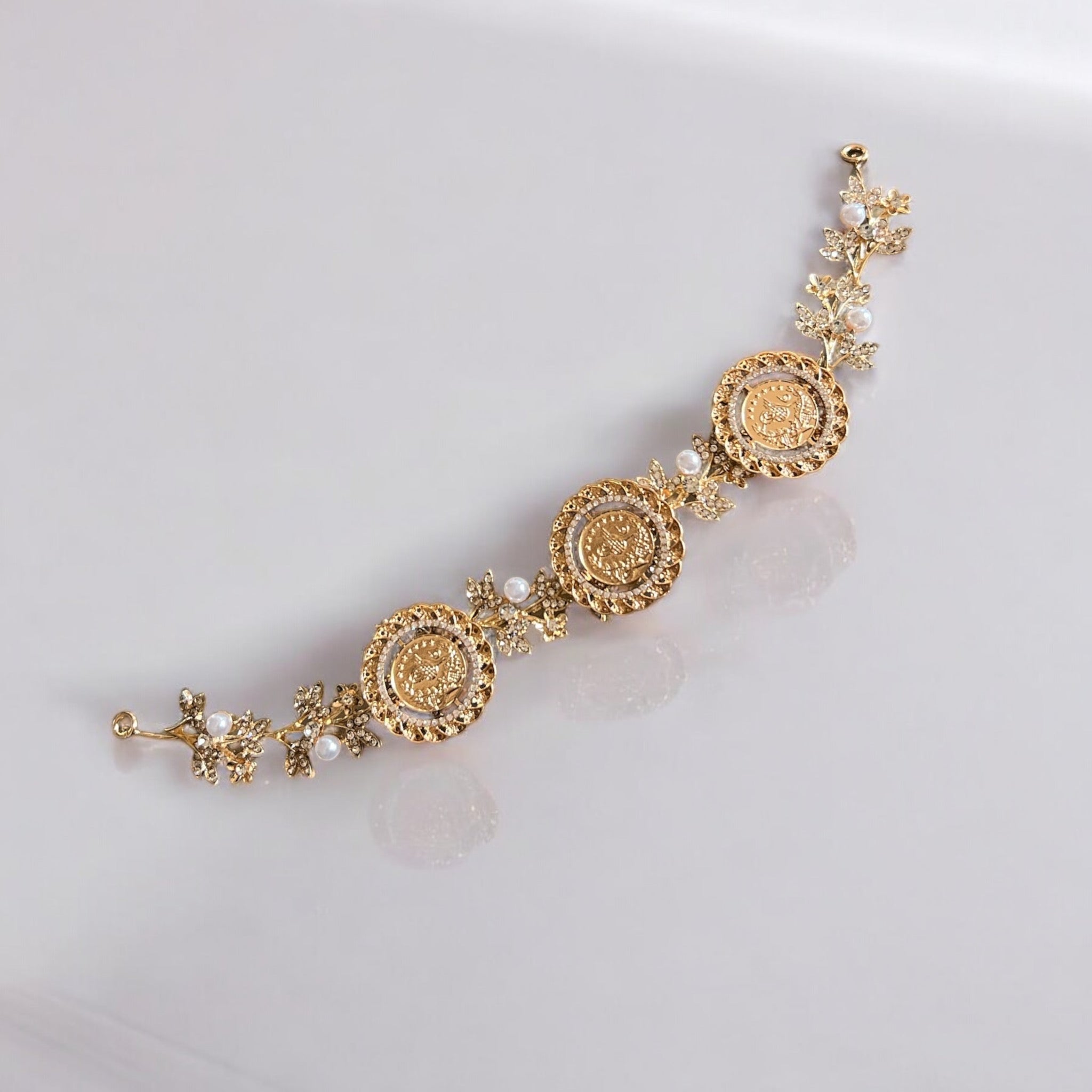 Beitillu three coins Gold Headpiece