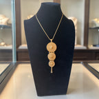 Rashidieh 21K Gold Pleated necklace