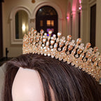 Al-Tall Honey Zircon Stone Gold crown