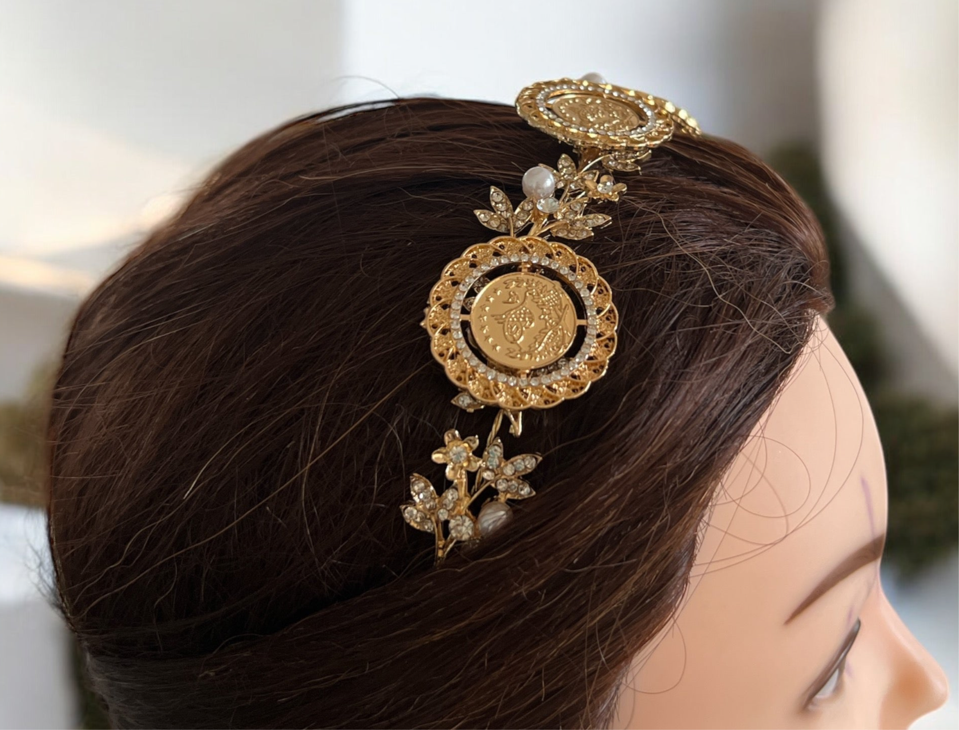 Beitillu three coins Gold Headpiece