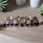 Bayt Umrin purple coin crown/headpiece