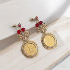 Baqa al-Gharbiya II 50 Pesos earrings