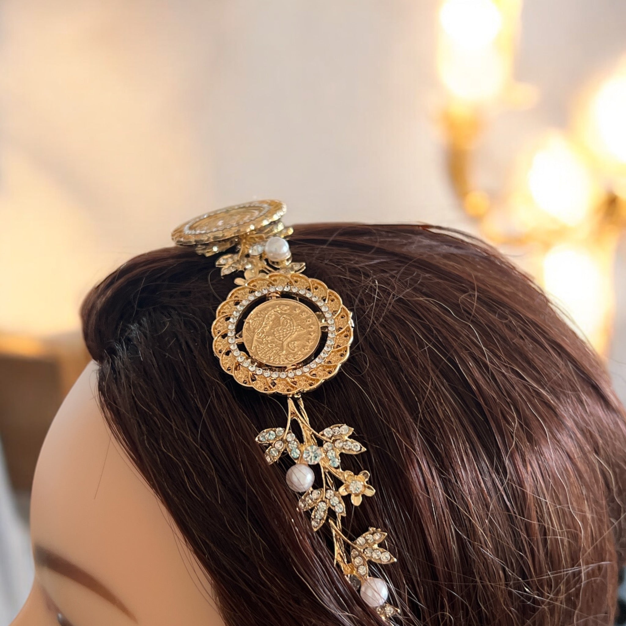 Beitillu three coins Gold Headpiece