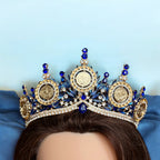 Dheisheh II Blue and Gold crown
