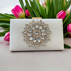 Kamar offwhite wedding purse