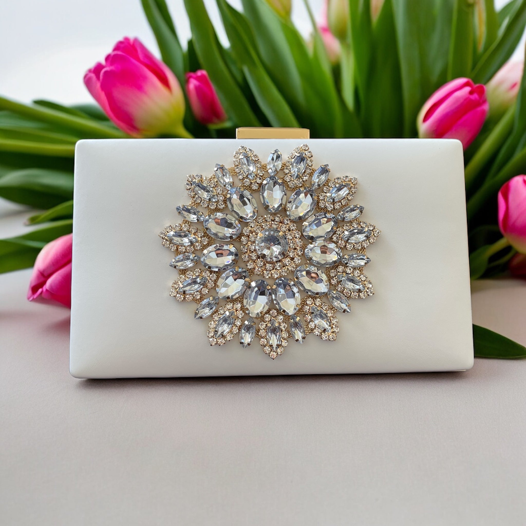 Kamar offwhite wedding purse