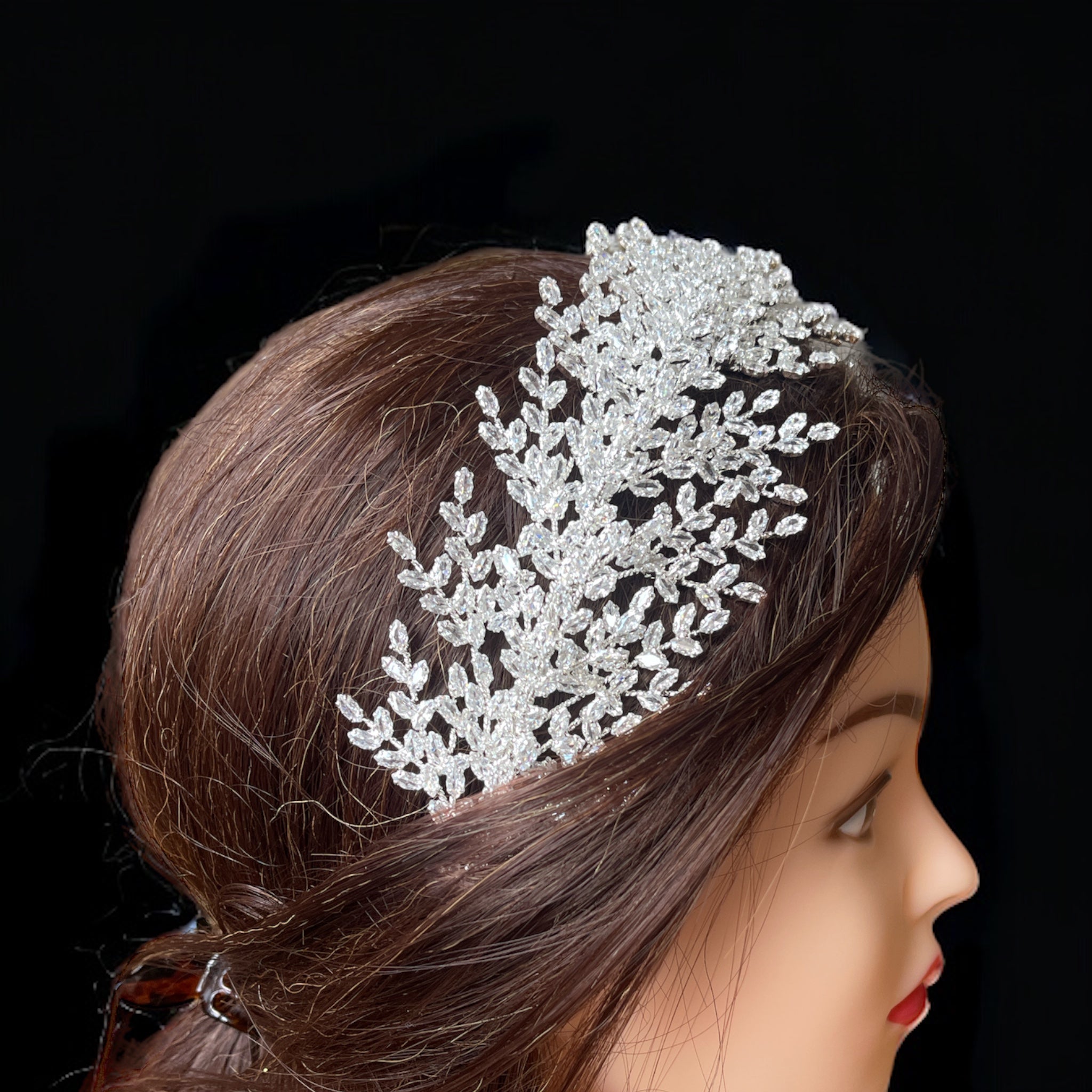 Beersheba bridal crystal headpiece