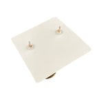 Bayt Rema III gold and green earrings
